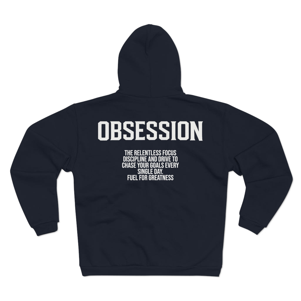 Obsession Zip Hoodie | Brushed Fleece Athletic Fit