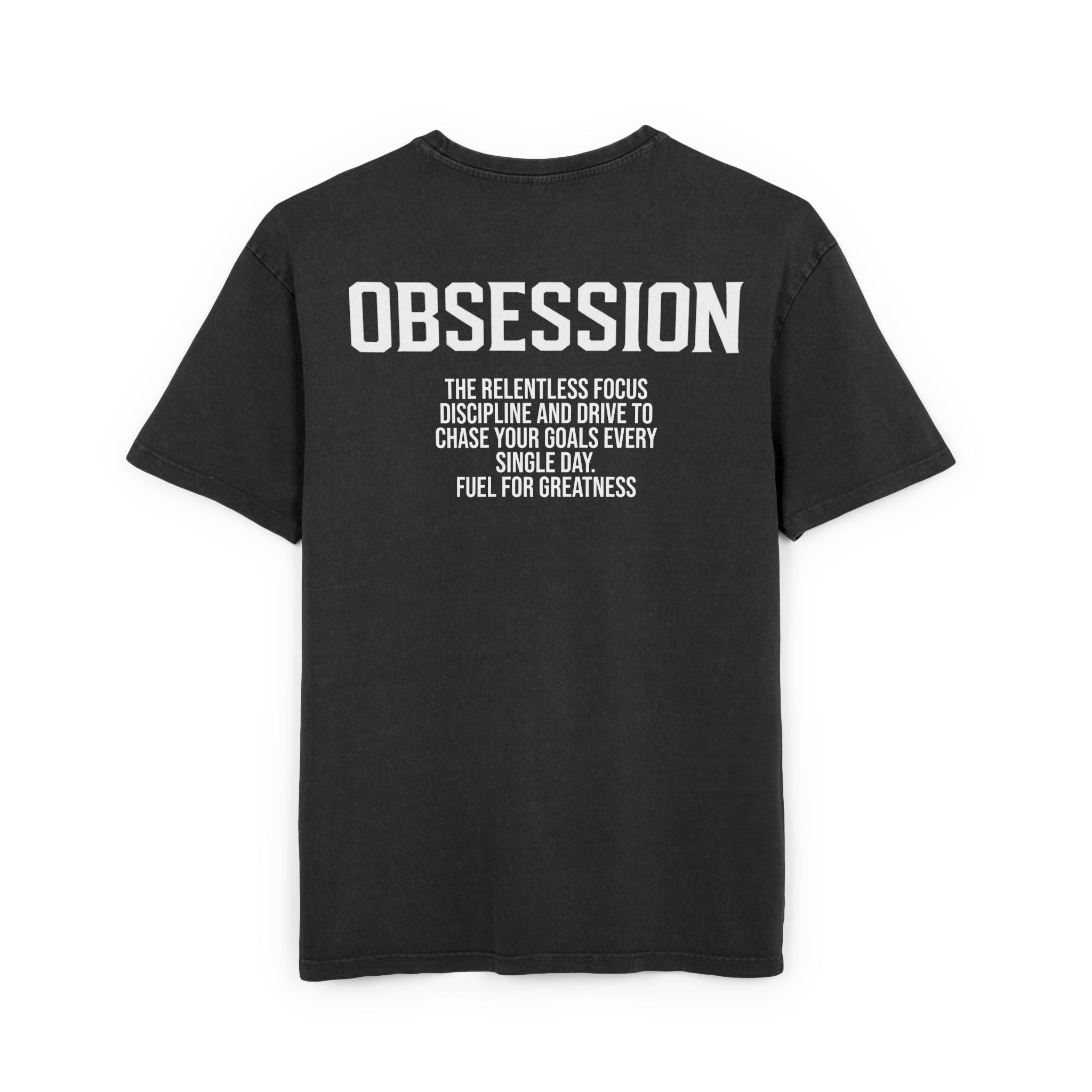 Obsession Tee - Oversized Unisex Fit - Acid Washed Effect