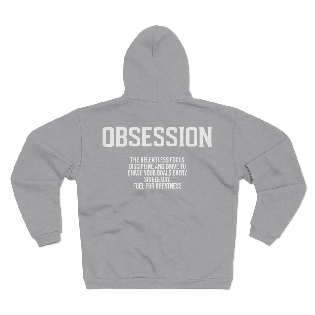 Obsession Zip Hoodie | Brushed Fleece Athletic Fit