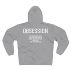 Obsession Zip Hoodie | Brushed Fleece Athletic Fit
