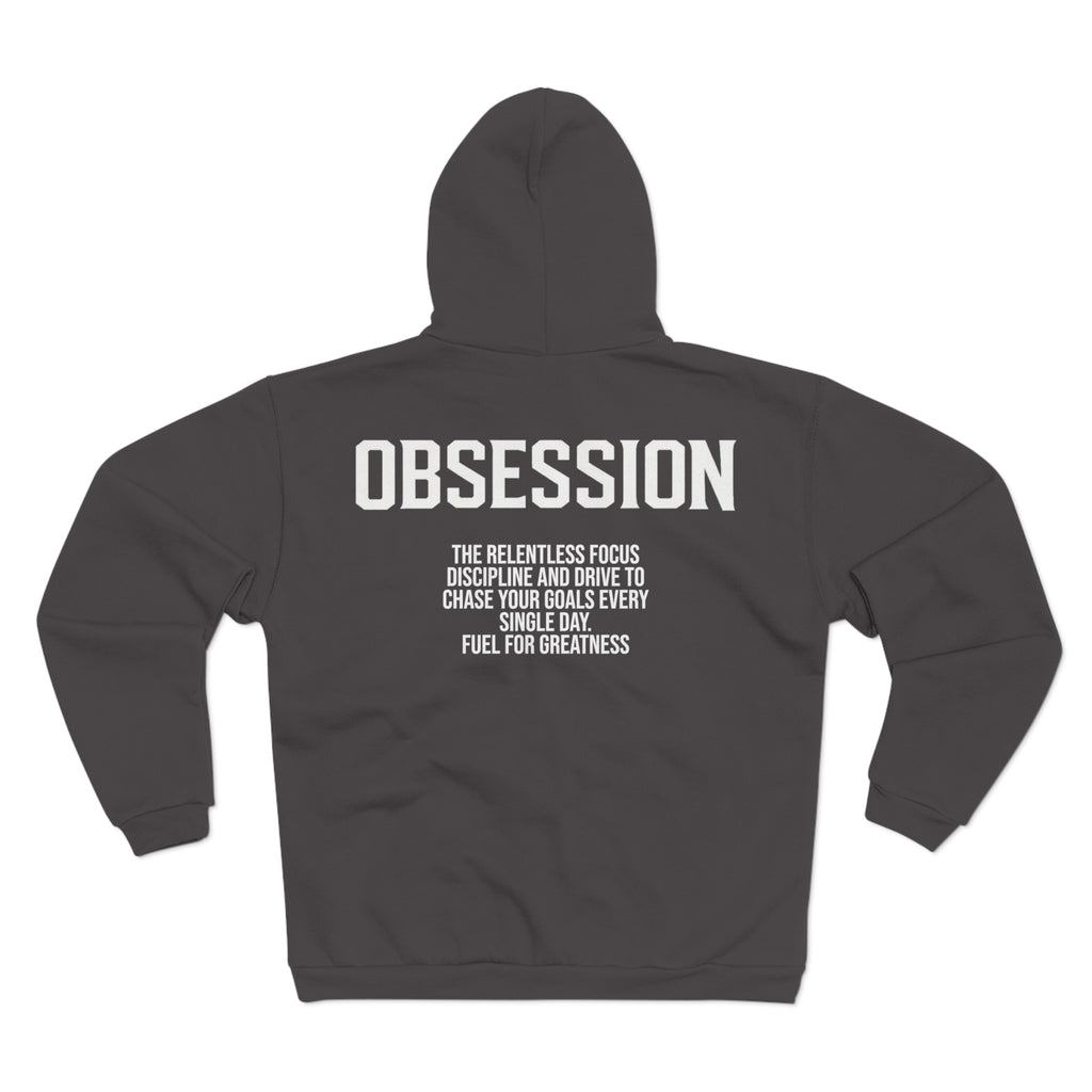 Obsession Zip Hoodie | Brushed Fleece Athletic Fit