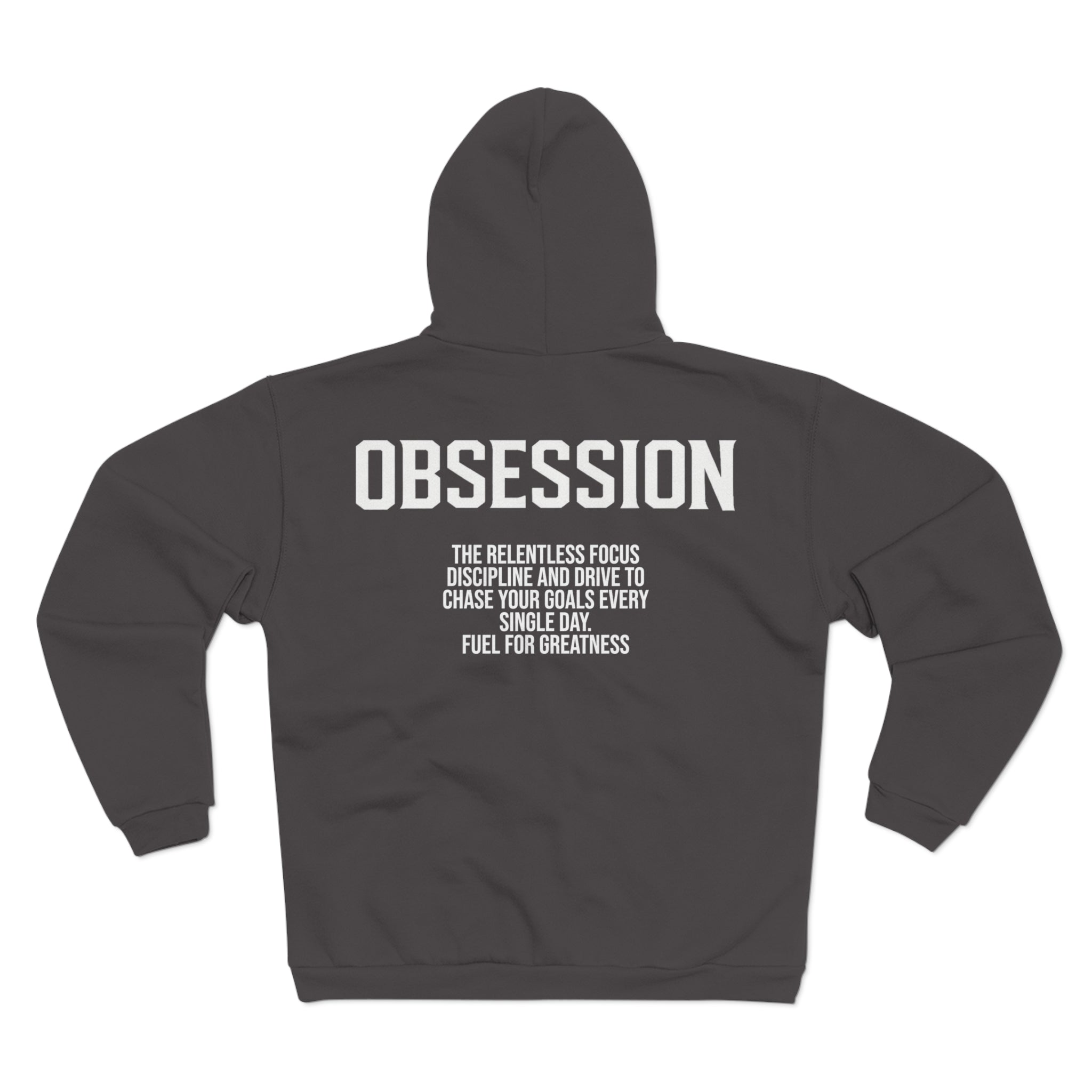 Obsession Zip Hoodie | Brushed Fleece Athletic Fit