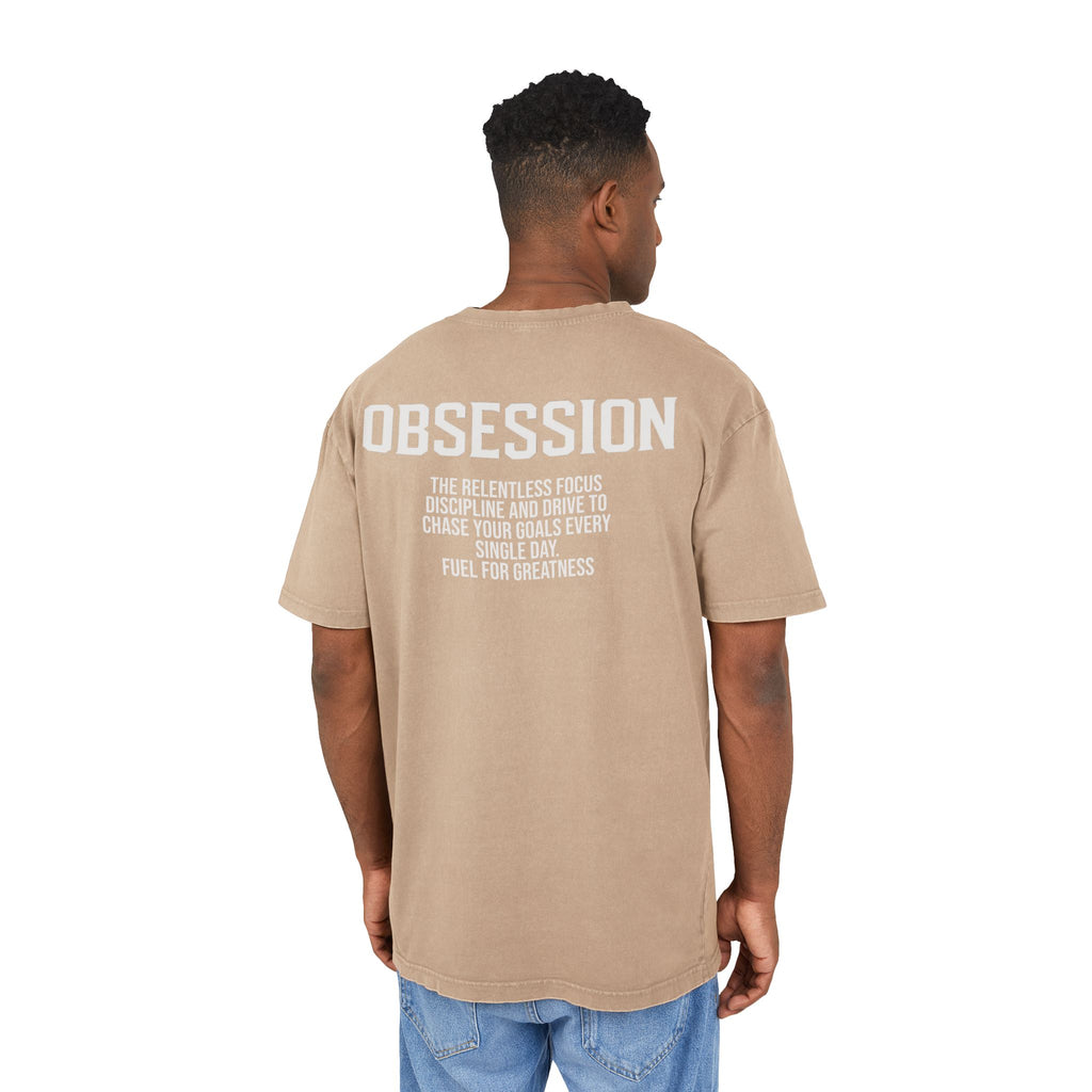 Obsession Tee - Oversized Unisex Fit - Acid Washed Effect