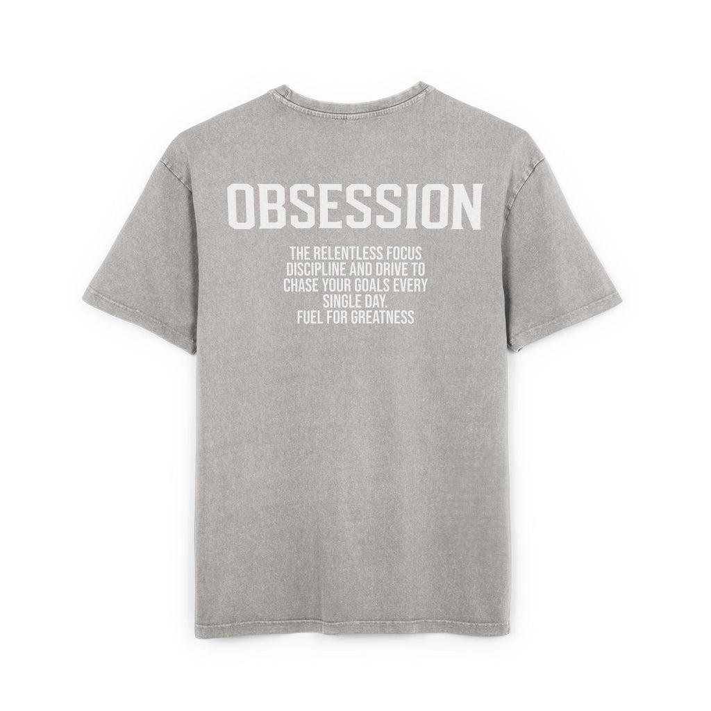 Obsession Tee - Oversized Unisex Fit - Acid Washed Effect