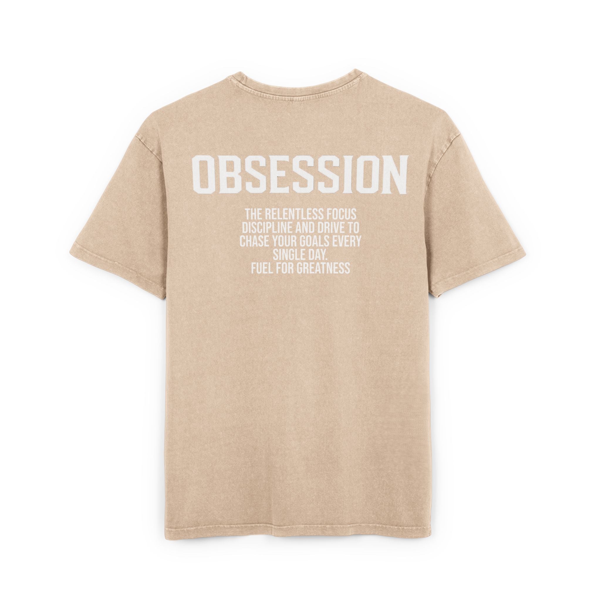 Obsession Tee - Oversized Unisex Fit - Acid Washed Effect
