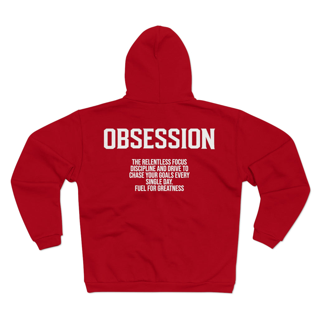 Obsession Zip Hoodie | Brushed Fleece Athletic Fit