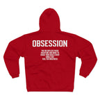 Obsession Zip Hoodie | Brushed Fleece Athletic Fit