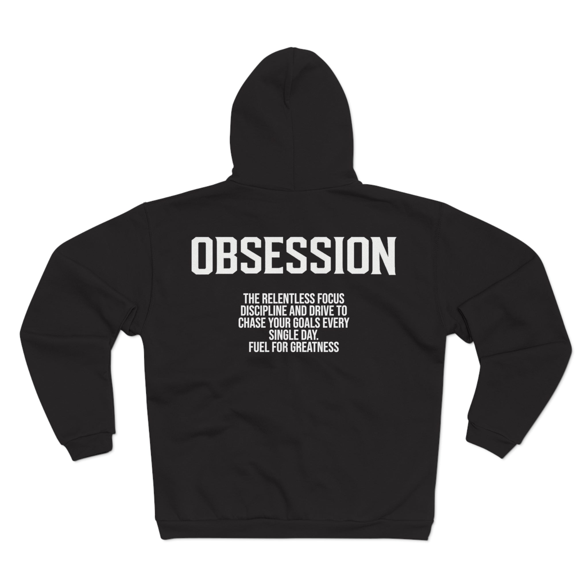 Obsession Zip Hoodie | Brushed Fleece Athletic Fit